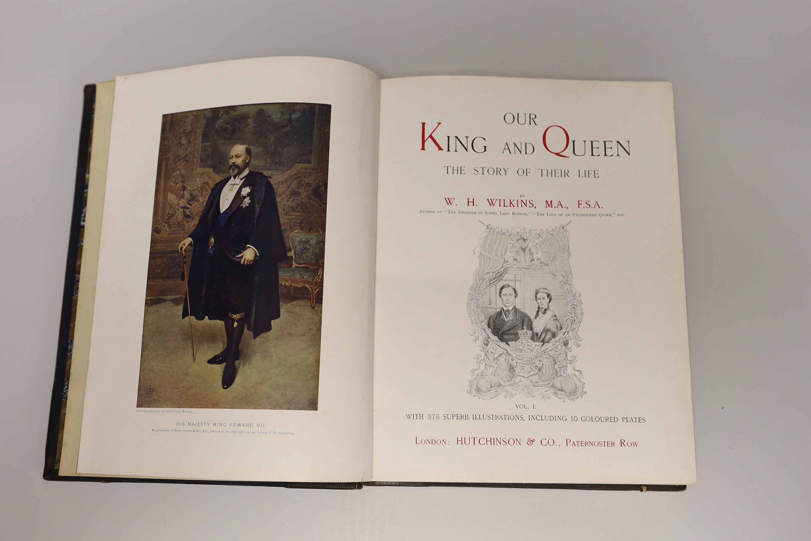 Fyffe, C.A - A History of Modern Europe, 3 vols, 8vo, half calf, with maps, Cassell and Company, London, etc., 1891; Wilson, Robert - The Life and Times of Queen Victoria, 2 vols, 8vo, half red morocco, Cassell and Compa